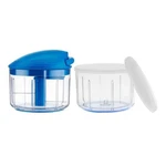 Kuhn Rikon 27406 Swiss Pull Chop, Blue, Used. Fixed Price $21.95.