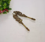 Dual Peacock Themed Nut Cracker Brass Sarota Kitchen Tool Table Decor DM302. Fixed Price $127.50.