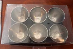 Nu Steel 6 Piece Egg Cup Set, Stainless Nib. Fixed Price $11.95.