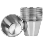 Artcome 14 Pack Stainless Steel Condiment Sauce Cups Great For Dipping And Po.... Fixed Price $16.97.