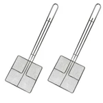Cuisine Ready Wire Mesh Strainer With Long Handle 2-PACK 6.5" Square Fryi.... Fixed Price $40.79.