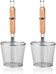 2 Pieces Pasta Strainer Basket Stainless Steel 5.5INCH Fine-mesh. Fixed Price $28.88.