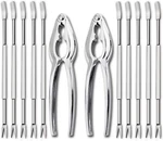 10 Pcs Seafood Cracker Set Lobster Fork Pick Eating Crab Leg Tool Kitchen.. Fixed Price $14.28.
