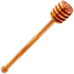 Tan 6.5 Inch Hic Fine Italian Olive Wood Honey And Syrup Dipper Stick Server. Fixed Price $26.72.