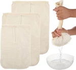 Nut Milk Bag Strainer 3 Pcs Reusable Cheesecloth Cotton Filter For Almond, Soy. Fixed Price $9.54.