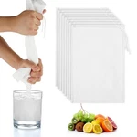 Ybeaty 8 Pack Nut Cheesecloth Nylon Strainer Bags Reusable Small, White. Fixed Price $9.53.