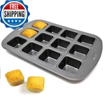 Norpro Nonstick 12-CAVITY Linking Brownie Muffin Cupcake Pan, Squares. Fixed Price $36.94.