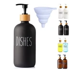 Loochica Black Glass Kitchen Soap Dispenser, Detergent Or Dish. Fixed Price $17.50.