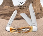 Case Xx Knives Usa Sowbelly 6.5 Bone Stag Handle Stainless Pocket Knife 65313. Fixed Price $96.99.