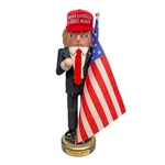 Kurt Adler Wooden Nutcracker, President Donald Trump, 16IN. Fixed Price $124.17.