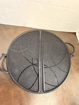 New With Tag Kuhn Rikon Splatter Guard Foldable Silicone Black 12 Round. Fixed Price $24.99.