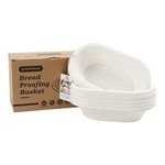 6X 11" Oval Pulp Sourdough Bread Proofing Baskets Banneton Brotform W/ Liner. Fixed Price $54.70.