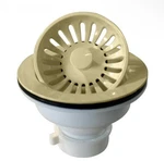 Westbrass D2143P-51 4-3/8" Push-pull Style Large Kitchen Sink Strainer Almond. Fixed Price $12.00.