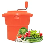 Hakka 2.5 Gallon 10QT Commercial Salad Spinner Restaurant Manual Lettuce Dryer. Fixed Price $125.99.