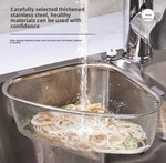 Stainless Steel Sink Drain Basket Triangle Kitchen Strainer Filter. Fixed Price $21.97.