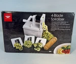 Paderno World Cuisine Williams Sonoma 4-BLADE Spiralizer Vegetable Slicer Nob. Fixed Price $18.85.