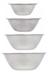 Sori Yanagi Perforated Strainer 16CM 19CM 23CM 27CM 4PCS 316076 Japan Import. Fixed Price $110.36.