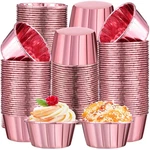 300 Pack Rose Pink Cupcake Cups Bulk Disposable Foil Muffin Liners 3.5 Oz Wra.... Fixed Price $29.32.