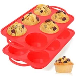 Caketime Jumbo Muffin Pan, 3.5 Inch Large With Metal Reinforced Fr.... Fixed Price $27.69.