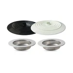 4PCS Kitchen Sink Stopper Strainer, 6 Inch Round Large Silicone Drain Co.... Fixed Price $24.99.