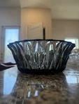 Vintage Libbey Charcoal Smoke Black Glass Bowl. Fixed Price $17.99.