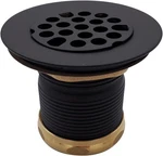 Westbrass Grid Basket Style Bar Sink Strainer, Matte Black, D2181-62. Fixed Price $27.00.