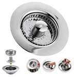 Arcora Kitchen Sink Drain Strainer: Stainless Steel 3 1 Stopper With .... Fixed Price $27.69.