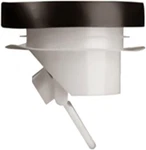 White Odor Proof Shower Floor Drain Backflow Preventer Stopper. Fixed Price $9.68.