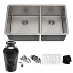 Kraus KHU103-33-100-75MB Standart Pro 32-3/4" Undermount Double Stainless. Fixed Price $719.95.