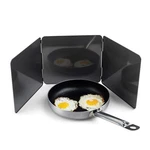 Fox Run Splatter Shield, 3 Frying 9" 10", Three Sided, Gray Steel. Fixed Price $23.66.