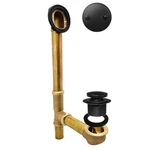 Westbrass 14" 17 Gauge Tip-toe Drain Bath Waste And Overflow With 2-HOL.... Fixed Price $91.78.