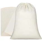Pangda 15 Pcs Muslin Bags 22 X 24 Inch Cloth With Drawstring Large Stora.... Fixed Price $52.03.