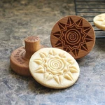 Fun Food Tools Wood Cookie Stamp: Spiral Star, 2.5IN (CS-126). Fixed Price $28.42.
