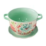 Pioneer Woman Colander With Drip Plate Gorgeous Garden Floral Stoneware. Fixed Price $50.95.