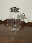 Teavana Glass Ice Pitcher Carafe Strainer Maker Beverage Drink. Fixed Price $34.99.