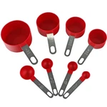 Reston Lloyd 8PC Measuring Cups & Spoons For Dry Standard Measurements, Red. Fixed Price $22.26.