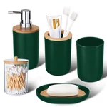 Imucci Bathroom Accessories 5PIECE Hunter Green Set, Dark. Fixed Price $29.45.
