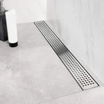 Neodrain ZA3-72-G03 72" Stainless Linear Shower Quadrato Pattern Grate New. Fixed Price $135.00.