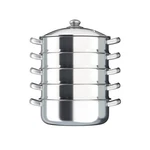 30CM 5 Tier Food Veg Pot Large Stainless Steel Cooker Steamer Kitchen. Fixed Price $51.55.