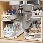 Biboraya Pack Under Sink Organizer With Smooth Cylindrical RAIL,2-TIER Pull.... Fixed Price $67.60.