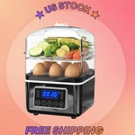 2 Tiers Electric Food Steamer For Cooking, 4 Qt Digital Multi Vegetable. Fixed Price $57.49.