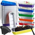 Blushtier 540 Pcs Mini Loaf Pans With Lids And Spoons 6.8 Oz Rectangular Alum.... Fixed Price $58.17.