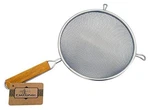 Culina 8" Double Mesh Strainer, Stainless Steel, Wooden Handle. Fixed Price $28.53.