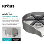 Kraus KGR-500 Cleanmate Glass Rinser For Kitchen Sink Color: Spot Free Stainless. Fixed Price $59.95.