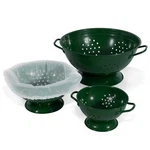 Metal Colander Set Of 3, Strainer Basket With Handles Perfect For Spaghetti. Fixed Price $68.94.