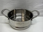 Cuisinart Strainer Steamer Pan Colander Insert Double Handles Model 7116-18S. Fixed Price $19.99.