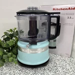 Kitchenaid Ice Blue 3.5-CUP Food Chopper KFC3516IC (new Open Box Read). Fixed Price $44.99.