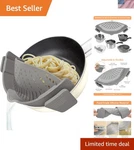 Clip Strainer For All Pots Pan,silicone Pasta Kitchen Gadgets,col.... Fixed Price $26.92.