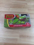One 1 Second Veggie Chopper 5 Piece Set Bonus V-slicer As Seen Tv New. Fixed Price $17.99.