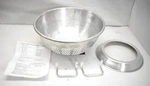 Vollrath 68350 Heavy Duty Aluminum Colander 16 Qt. Capacity Assembly Required. Fixed Price $97.99.